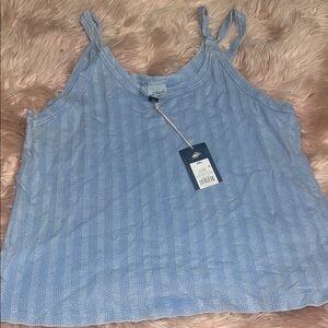 Blue Striped Women's Top Universal Thread size XXL NWT